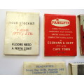 Vintage South African Matchbooks -- Nova Floor Seals / MPI / Chempro / Roof Insulation