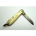 Vintage small `Teardrop` USA, Utica Cutlery Co., Folding knife / Fob knife / key chain knife