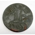 De Beers Consolidated mines 1 shilling  Store token