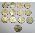 Lot - USA Quarters - 50 State Quarters  / DC and U.S. Territories  - 13 coins