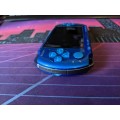 Blue PSP 3000 / Slim with 4GB Memory card and one game