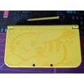 New Nintendo 3DS XL / LL Yellow Pikachu edition with 128GB memory card