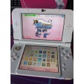 New Nintendo 3DS XL / LL Pink and white with 128GB memory card BUNDLE