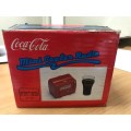 Coca Cola mini radio cooler