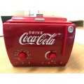 Coca Cola mini radio cooler