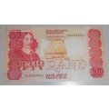 GPC de Kock Fifty Rand Note *Weekend Special*