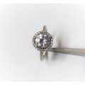 Beautiful Sterling silver, Cubic Zirconia Ring