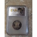 1953 South Africa 2Shilling Proof 65 graded