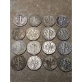 USA  dimes (16 off) 1939-2007 bid per coin