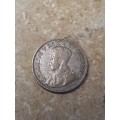 1922 silver East Africa half shilling