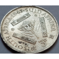 1943 Threepence (3D) `Tickey` 80% Silver