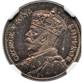 Southern Rhodesia: George V  Certified Proof coin ONE SHILLING 1932 PR63 NGC rere coin