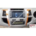 Toyota Fortuner / Hilux GPS DVD 7 inch Navigation Touch Screen Radio, FREE REVERSE CAMERA