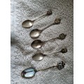 Collection of collectable teaspoons