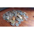 198 Unsorted International Coins