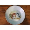 Decorative Plate with Kitten and Duckling Print (Constantia Fine China)