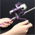 Mini Telescopic Portable Pocket Pen Shape Aluminum Alloy Fishing Rod Reel Line set