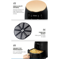 6-Litre Digital Air Fryer and Multicooker - Black