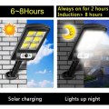 Solar LED 6 COB PIR Motion Sensor Outdoor Streetlight