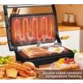 220V Non Stick - Electric Meat Griller/Sandwich Maker/Dual Grill Toaster/Breakfast Maker - 850w