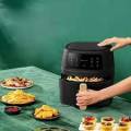Airfryer Digital Electric 8L Air Fryer With Extra Large Capacity 2400W