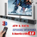 Detachable Wireless TV Soundbar Bluetooth Hifi 3D Stereo