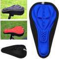 3D Silicone Lycra Nylon & Gel Pad Bicycle Seat Saddle Cover Soft Cushion Fits for Kinds of Bikes