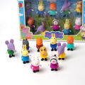 10pc Peppa Pig Friends Toys  childrens gift