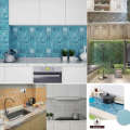 Mosaic Foil 45x200cm Self-Adhensive Anti Oil/Waterproof Kitchen Wall Paper Sticker