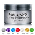 Temporary Hair Color Wax Mud Dye Styling Cream 120g Disposable DIY Coloring - 7 colurs to choose