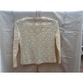 A Lace Jacket, Pale Yellow, Size Medium. Kelso.
