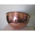 A Vintage Copper Wall Flower Bowl