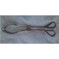 Silver-plated serving tong