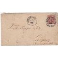 GERMANY-1868   NORTH GERMAN CONF.LOVELY COVER-EARLY USAGE !!