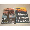 BOTH BOOKS BY KUKI GALLMANN-BOTH SIGNED KENYA AND WILDLIFE-TWO STUNNING READS !!