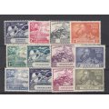 1949 UPU-14 LOVELY SETS VERY FINE MINT-SOME UNMOUNTED MINT