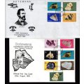 BOTSWANA-SCARCE MINERALS SURCHARGE SET + NORMALS ON FDC !!! NOT SEEN TOO OFTEN