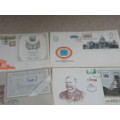 RSA-6 UNMOUNTED MINT EXHIBITION M/SHEETS + 4 COVERS-NICE LOT !!!