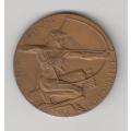 A SCARCE HEAVY 65.07g   51mm     BRONZE MEDALLION    " KINGS TROPHY COMPETITION "
