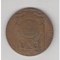A SCARCE HEAVY 65.07g   51mm     BRONZE MEDALLION    " KINGS TROPHY COMPETITION "