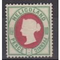 HELIGOLAND-SG 14a SUPERB MINT WITH HAND STAMP