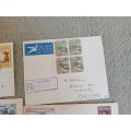 RSA-STUNNING LOT OF FDC-EARLY ITU, RED CROSS ETC-LATE EXPENSIVE MANY SCANS BELOW