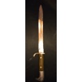 Rare German Sawback Bayonet  -  E and F Horster Solingen