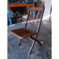Small vintage folding chair from a Free State farm