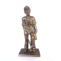 Brass miner figurine, height 18 cm