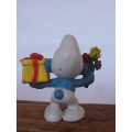 20040 Gift Smurf, Vintage Smurfs figure, Shipping will only be charged once!