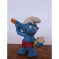 20108 Sauna Smurf, Vintage Smurfs figure, Shipping will only be charged once!