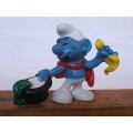 20114 Magician Smurf, Vintage Smurfs figure, Shipping will only be charged once!