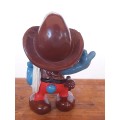 20122 Cowboy Smurf, Vintage Smurfs figure, Shipping will only be charged once!