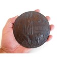 Large World War I Bronze Death Plaque Penny, Henry Rupert Linnell. SHIPPING ONLY CHARGED ONCE!